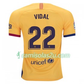 Camisolas de Futebol FC Barcelona Arturo Vidal 22 Equipamento Alternativa 2019/20 Manga Curta